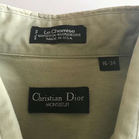 Christian Dior Long Sleeve Dress Shirt 16 - Picture 5 of 8